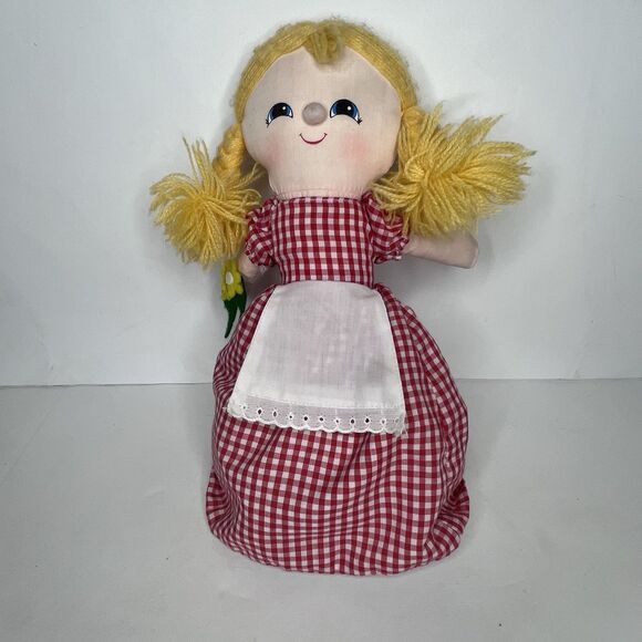 Vintage R. Dakin 1980’s Topsy Turvy Plush Doll Little Red Riding Hood Wolf Toy - Picture 1 of 7